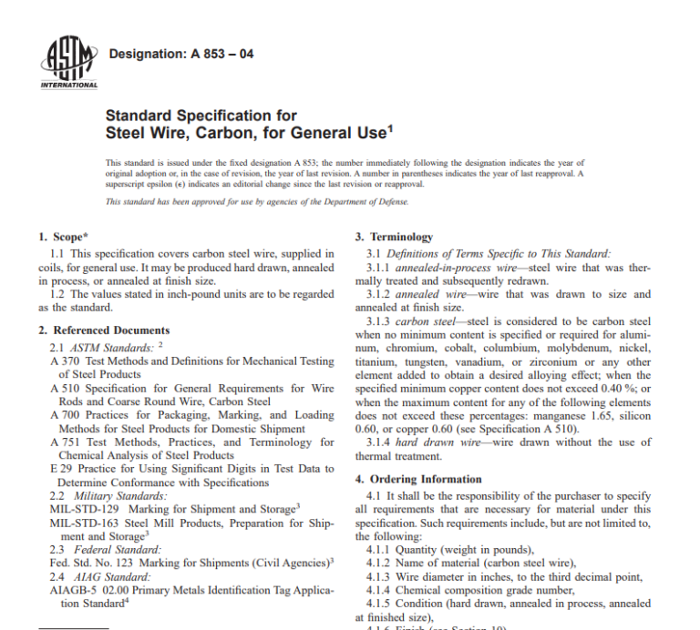 Astm A 853 – 04 pdf free download