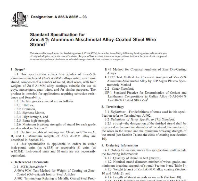Astm A 855/A 855M – 03 pdf free download