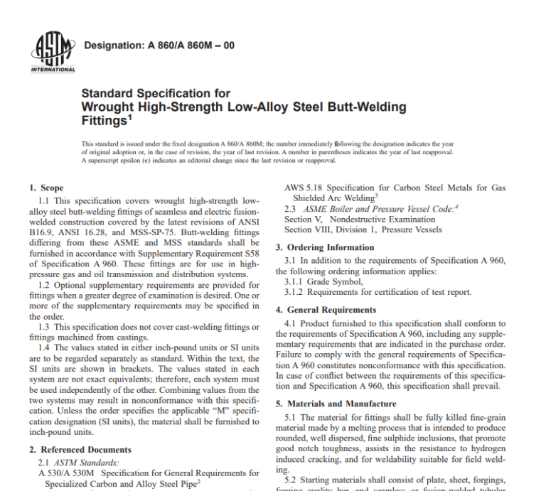 Astm A 860/A 860M – 00 pdf free download