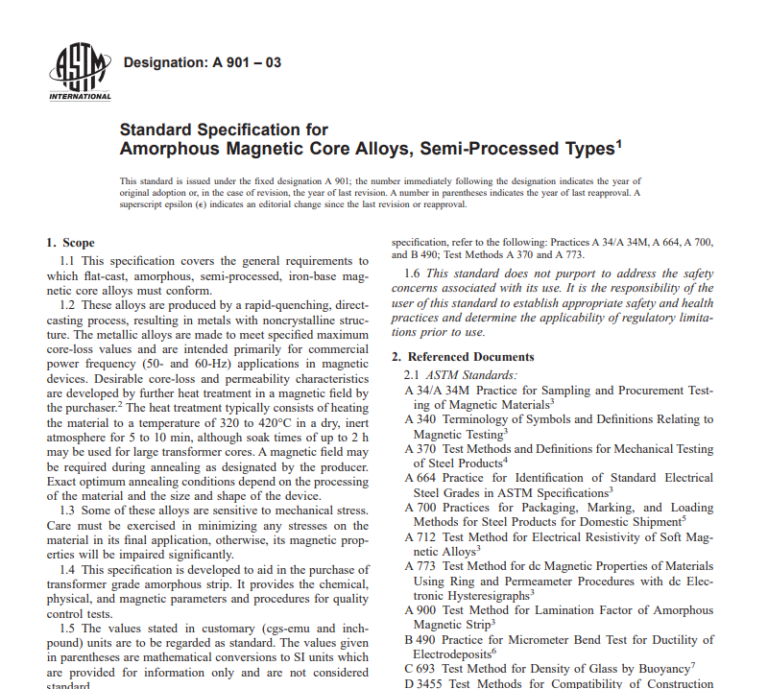 Astm A 901 – 03 pdf free download