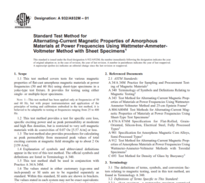Astm A 932/A932M – 01 pdf free download