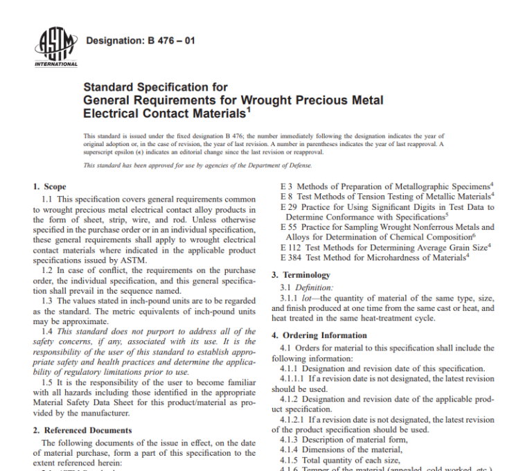 Astm B 476 – 01 pdf free download