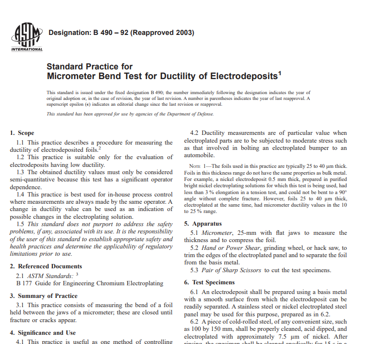 Astm B 571 – 97 (Reapproved 2003) Pdf Free Download - All Civil ...