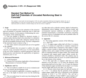 Astm C 876 – 91 (Reapproved 1999) pdf free download 