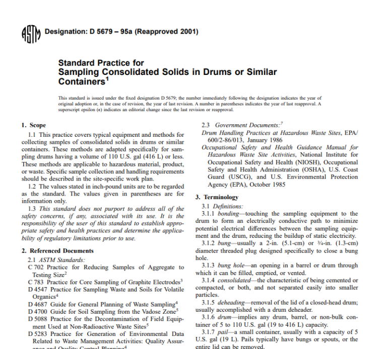 Astm D 5679 – 95a (Reapproved 2001) pdf free download