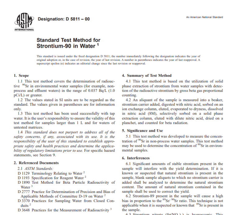 Astm D 5811 – 00 pdf free download