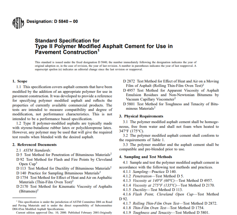 Astm D 5840 – 00 pdf free download