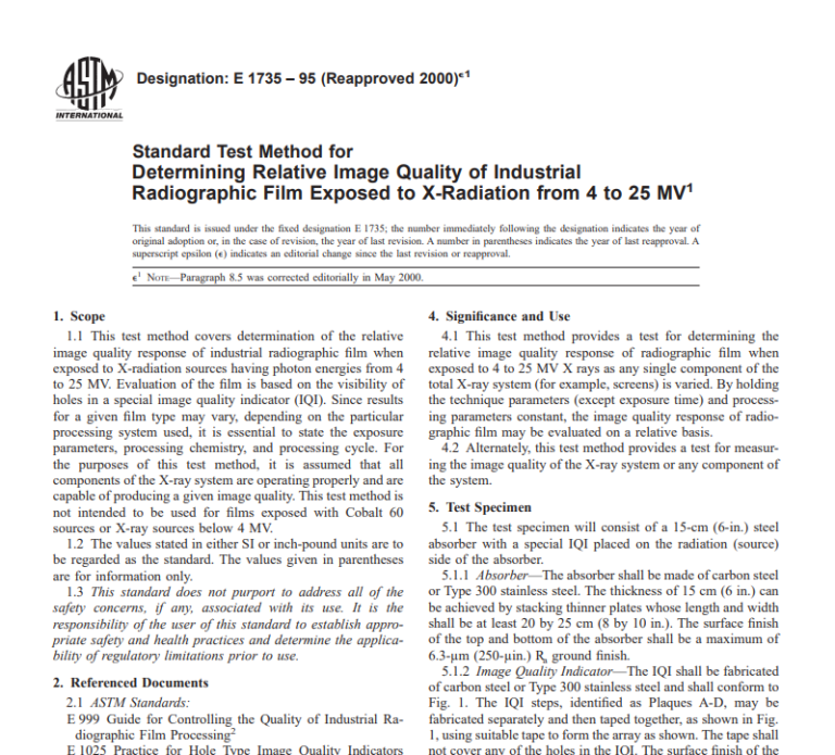 Astm E 1735 – 95 (Reapproved 2000) pdf free download