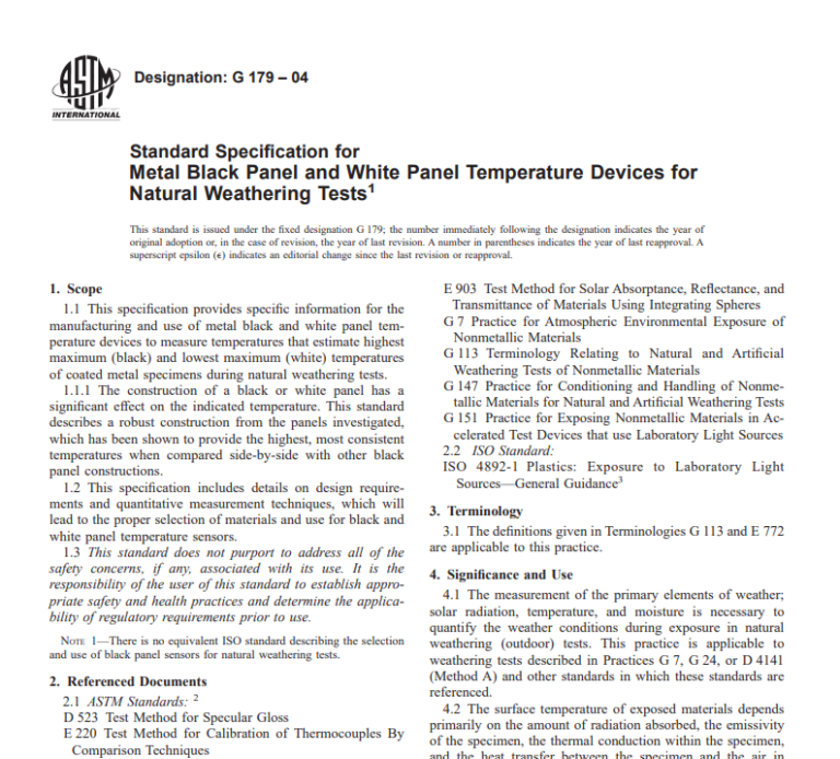 Astm G 179 – 04 pdf free download